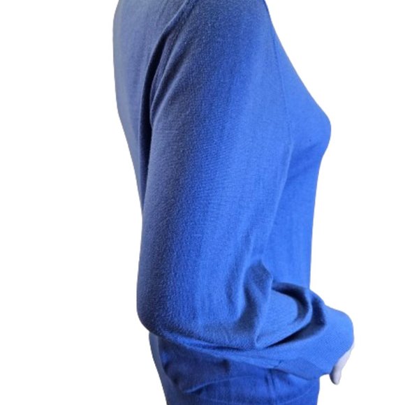 Blue Banana Republic Large Sized Cotton and Silk Cardigan - Picture 10 of 15